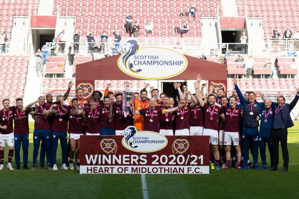 Heart of Midlothian are the winners of the 2020-21 Scottish Championship