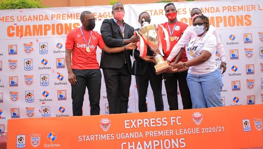 Express FC are crowned the Uganda Premier League champions 2020-21