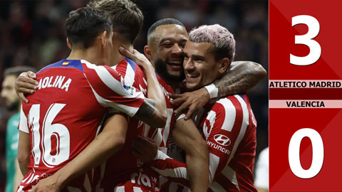 Atletico Madrid vs Valencia Highlights Video: Griezmann opens the score, closing in on Real Madrid (La