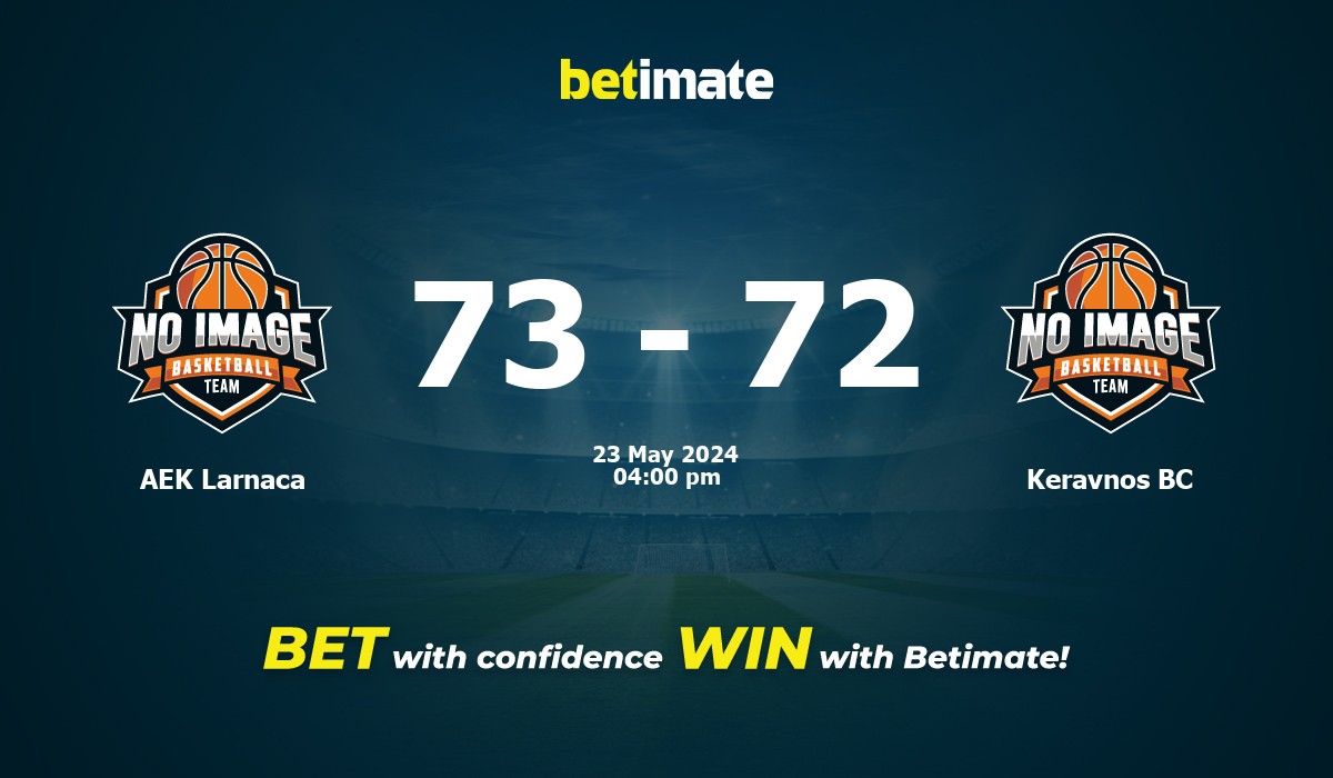 AEK Larnaca vs Keravnos BC Basketball Prediction, Odds & Betting Tips 05/23/2024