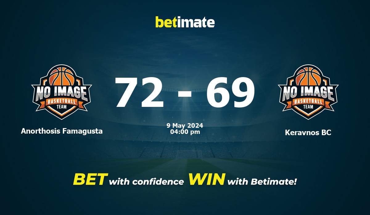 Anorthosis Famagusta vs Keravnos BC Basketball Prediction, Odds & Betting Tips 05/09/2024