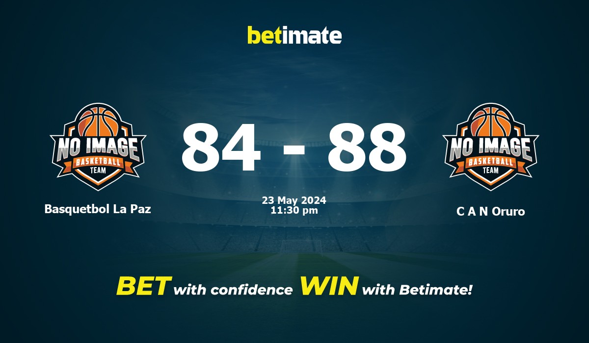 Basquetbol La Paz vs C A N Oruro Basketball Prediction, Odds & Betting Tips 05/23/2024