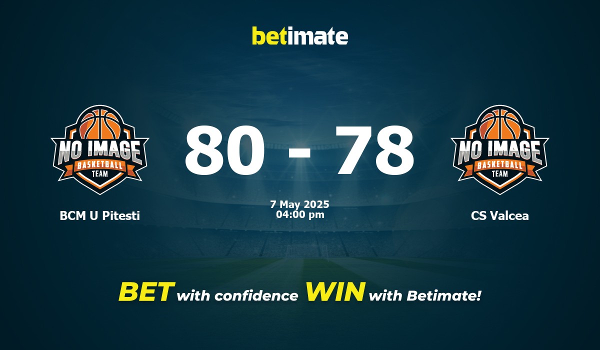 BCM U Pitesti vs CS Valcea Basketball Prediction, Odds & Betting Tips 05/07/2025