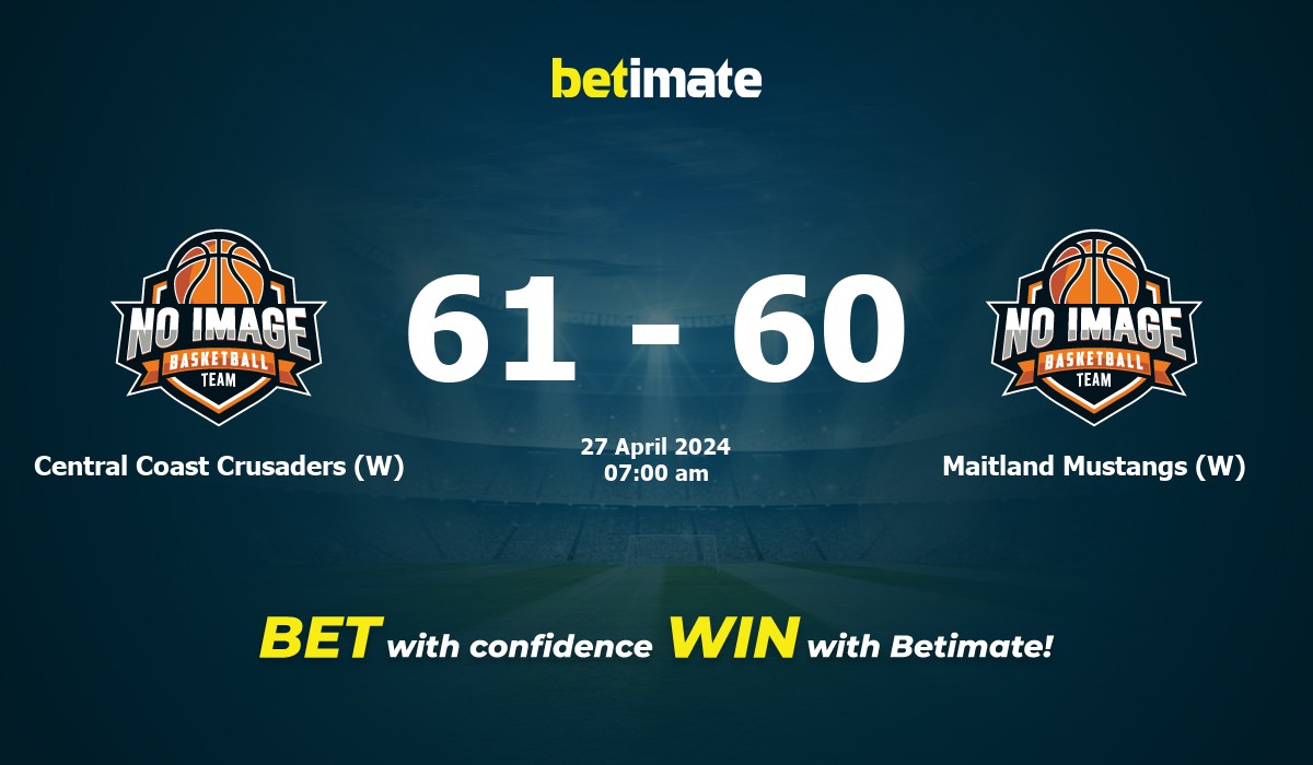 Central Coast Crusaders (W) vs Maitland Mustangs (W) Basketball Prediction, Odds & Betting Tips 04/27/2024