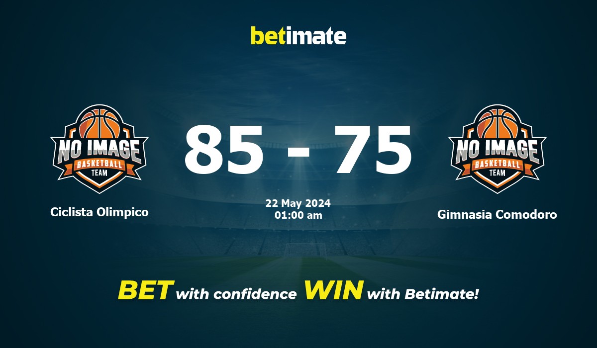 Ciclista Olimpico vs Gimnasia Comodoro Basketball Prediction, Odds & Betting Tips 05/22/2024