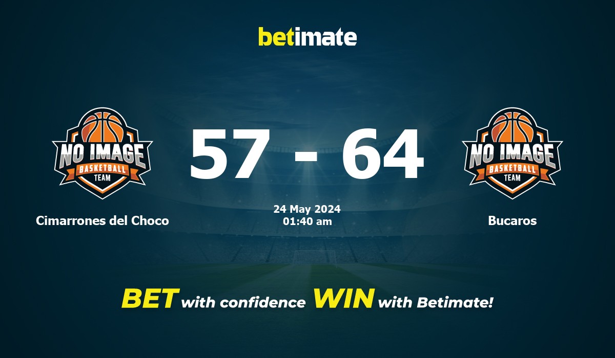 Cimarrones del Choco vs Bucaros Basketball Prediction, Odds & Betting Tips 05/24/2024