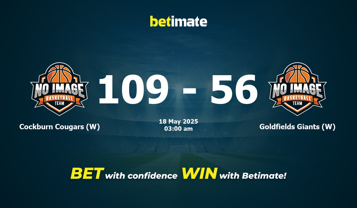 Cockburn Cougars (W) vs Goldfields Giants (W) Basketball Prediction, Odds & Betting Tips 05/18/2025