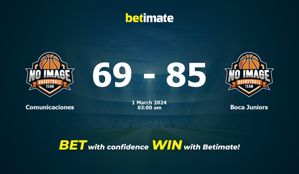 Comunicaciones vs Boca Juniors Basketball Prediction, Odds & Betting Tips 03/01/2024