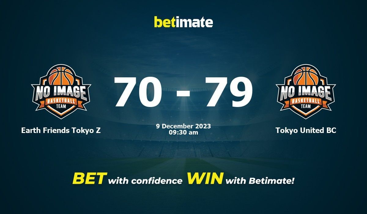 Earth Friends Tokyo Z vs Tokyo United BC Basketball Prediction, Odds & Betting Tips 12/09/2023