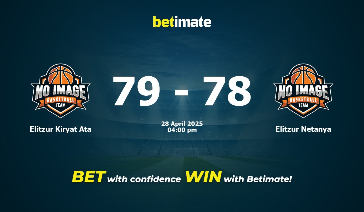 Elitzur Kiryat Ata vs Elitzur Netanya Basketball Prediction, Odds & Betting Tips 04/28/2025