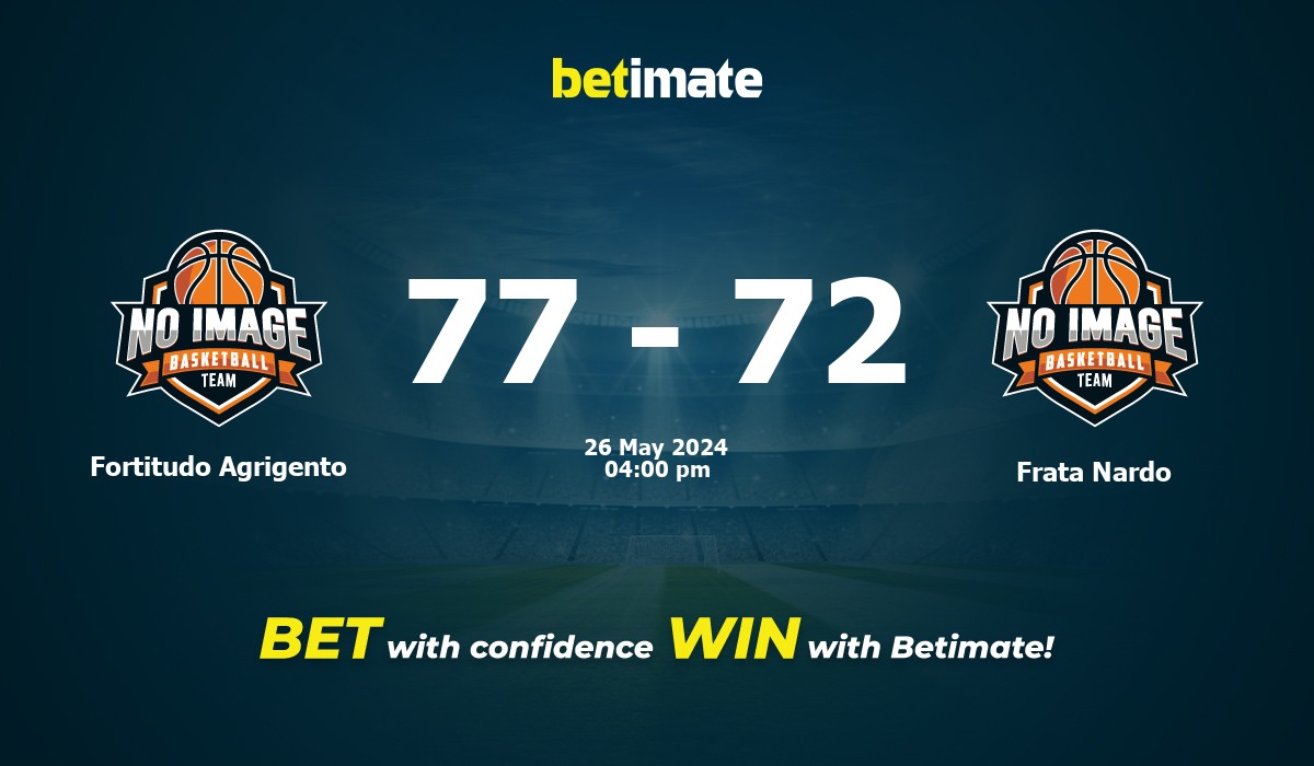 Fortitudo Agrigento vs Frata Nardo Basketball Prediction, Odds & Betting Tips 05/26/2024