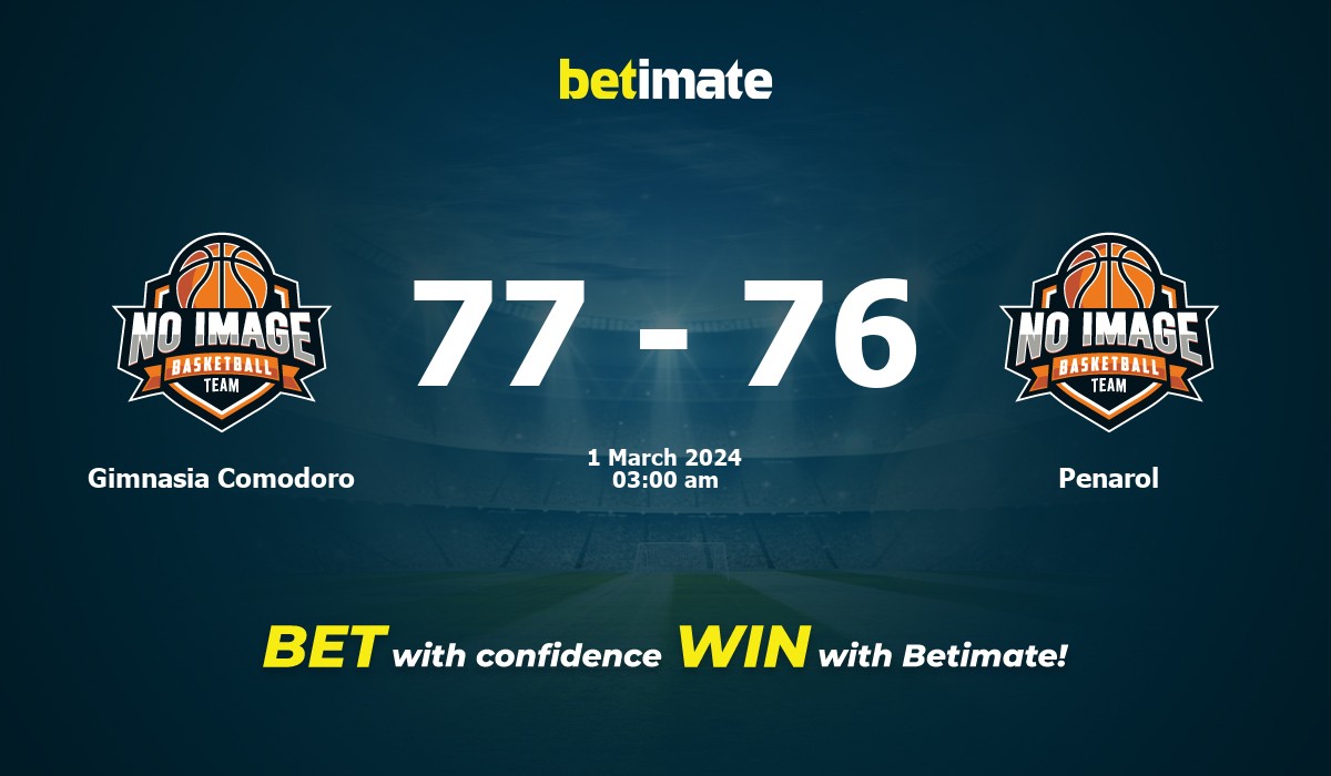 Gimnasia Comodoro vs Penarol Basketball Prediction, Odds & Betting Tips 03/01/2024
