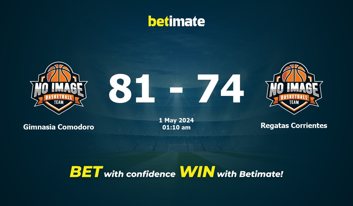 Gimnasia Comodoro vs Regatas Corrientes Basketball Prediction, Odds & Betting Tips 05/01/2024
