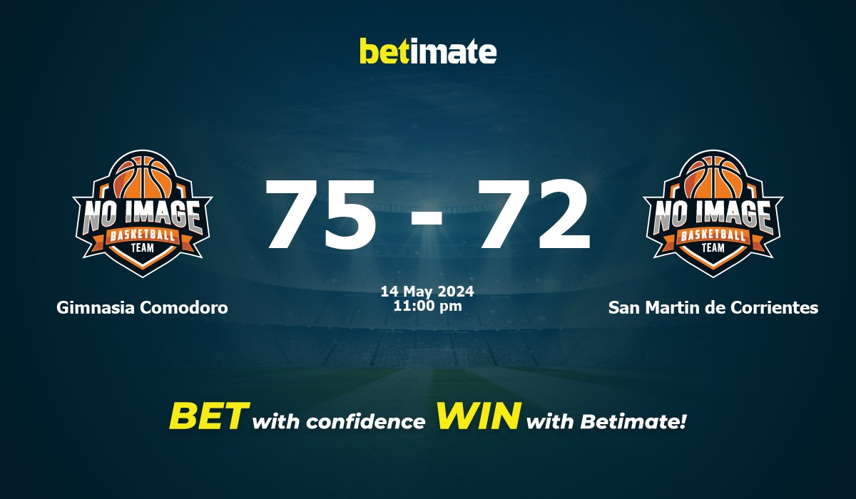 Gimnasia Comodoro vs San Martin de Corrientes Basketball Prediction, Odds & Betting Tips 05/14/2024