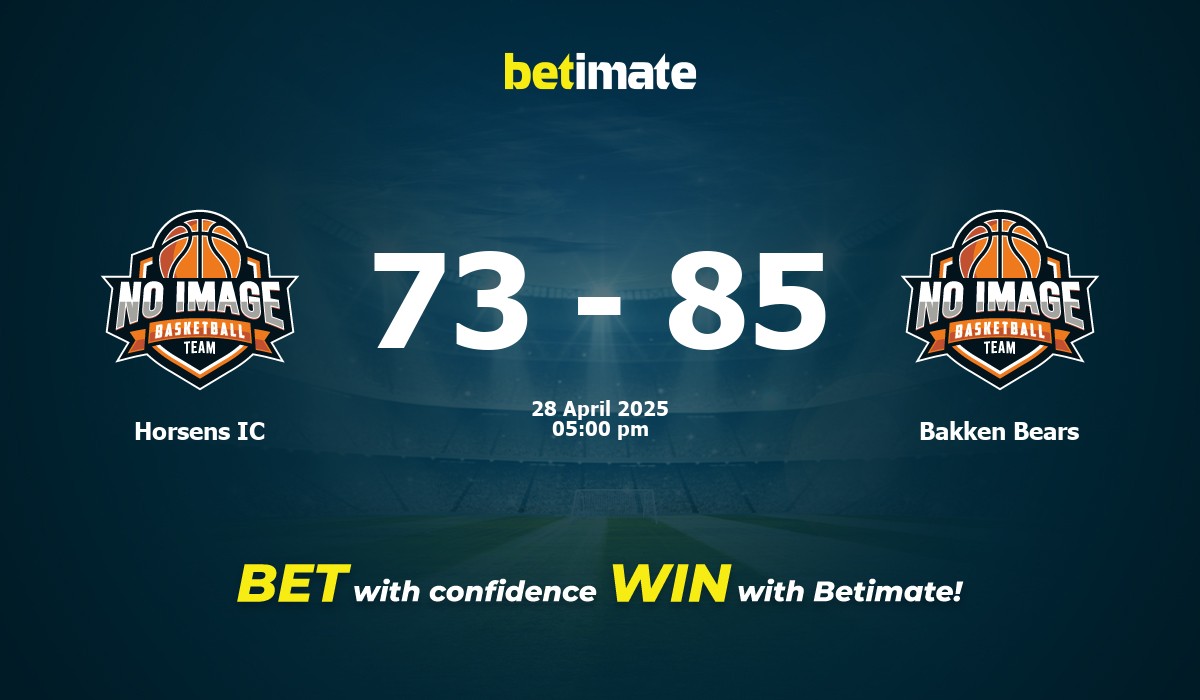 Horsens IC vs Bakken Bears Basketball Prediction, Odds & Betting Tips 04/28/2025