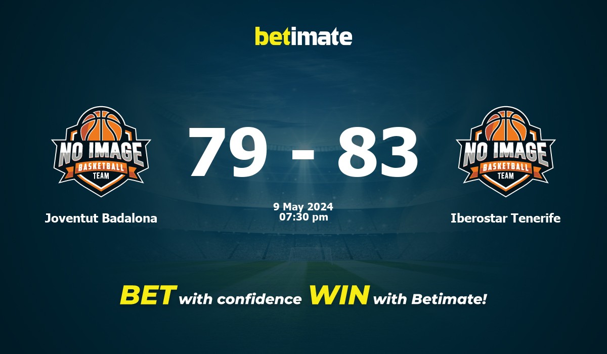 Joventut Badalona vs Iberostar Tenerife Basketball Prediction, Odds & Betting Tips 05/09/2024