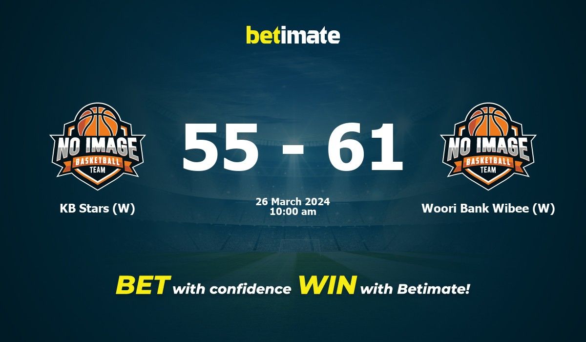 KB Stars (W) vs Woori Bank Wibee (W) Basketball Prediction, Odds & Betting Tips 03/26/2024