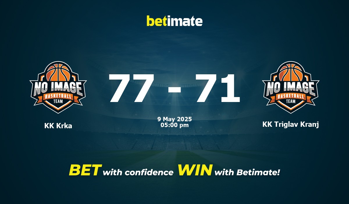 KK Krka vs KK Triglav Kranj Basketball Prediction, Odds & Betting Tips 05/09/2025