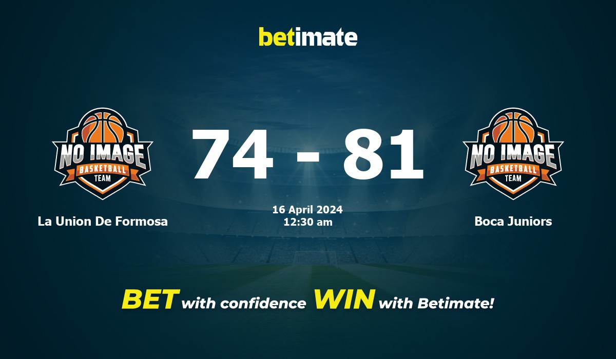 La Union De Formosa vs Boca Juniors Basketball Prediction, Odds & Betting Tips 04/16/2024