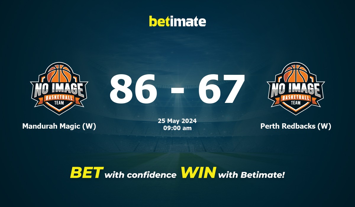 Mandurah Magic (W) vs Perth Redbacks (W) Basketball Prediction, Odds & Betting Tips 05/25/2024