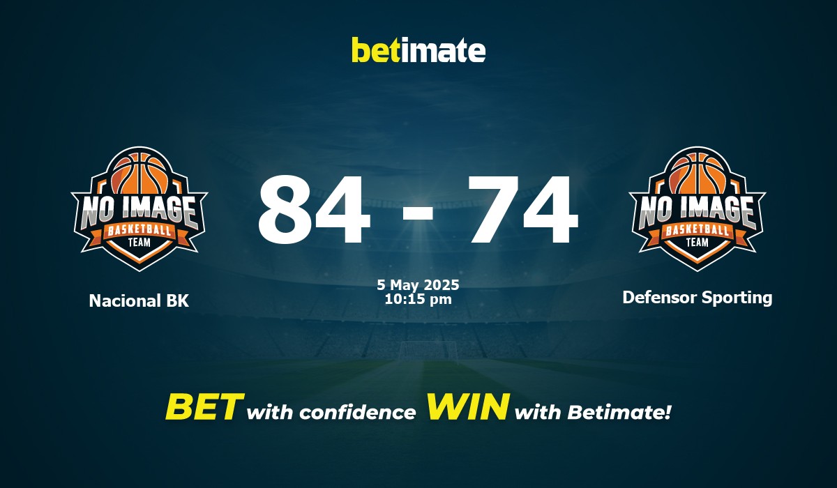 Nacional BK vs Defensor Sporting Basketball Prediction, Odds & Betting Tips 05/05/2025