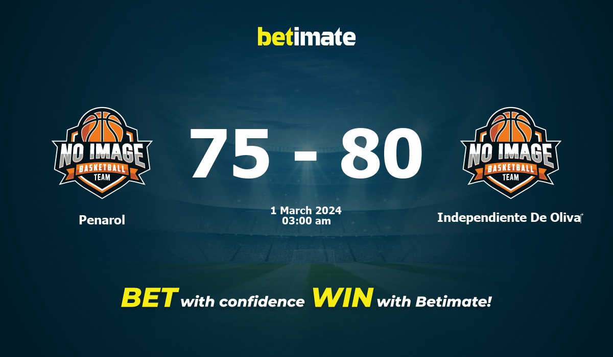 Penarol vs Independiente De Oliva‎ Basketball Prediction, Odds & Betting Tips 03/01/2024