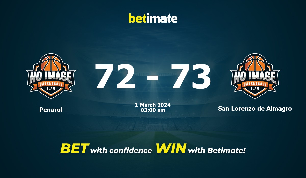 Penarol vs San Lorenzo de Almagro Basketball Prediction, Odds & Betting Tips 03/01/2024