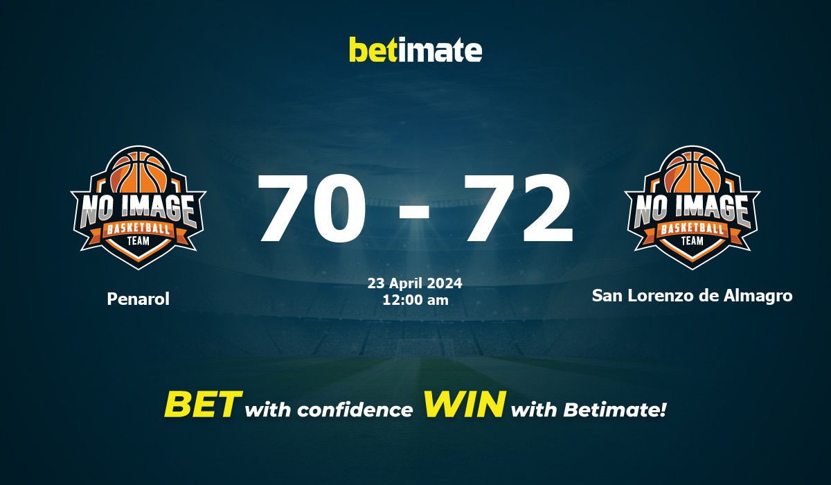 Penarol vs San Lorenzo de Almagro Basketball Prediction, Odds & Betting Tips 04/23/2024