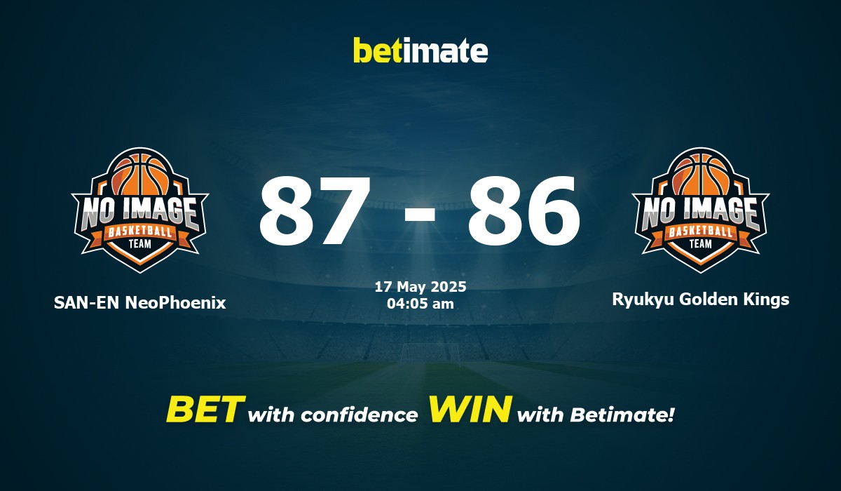 SAN-EN NeoPhoenix vs Ryukyu Golden Kings Basketball Prediction, Odds & Betting Tips 05/17/2025