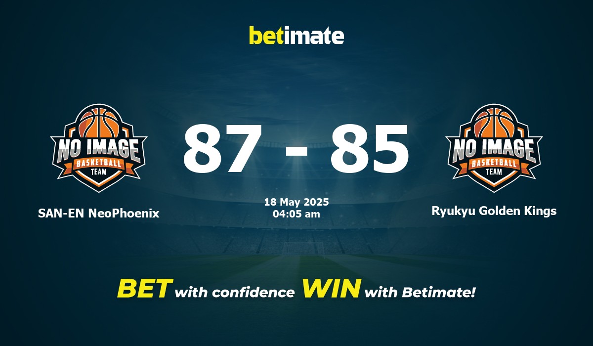 SAN-EN NeoPhoenix vs Ryukyu Golden Kings Basketball Prediction, Odds & Betting Tips 05/18/2025