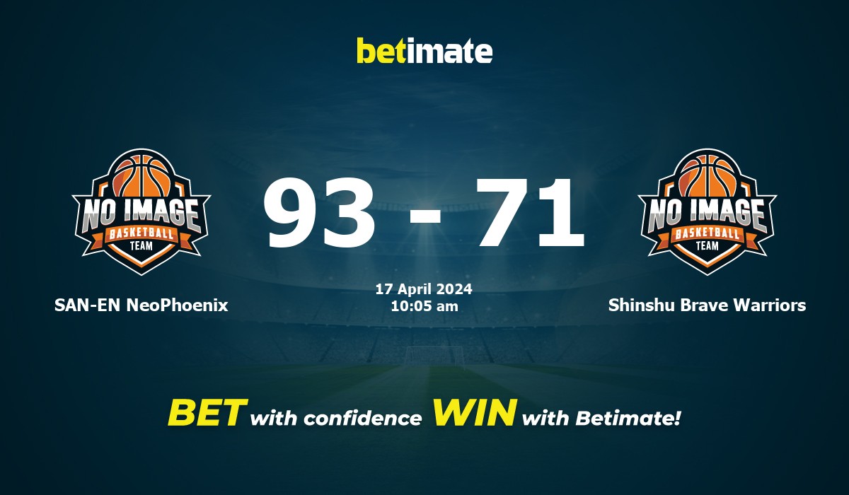 SAN-EN NeoPhoenix vs Shinshu Brave Warriors Basketball Prediction, Odds & Betting Tips 04/17/2024