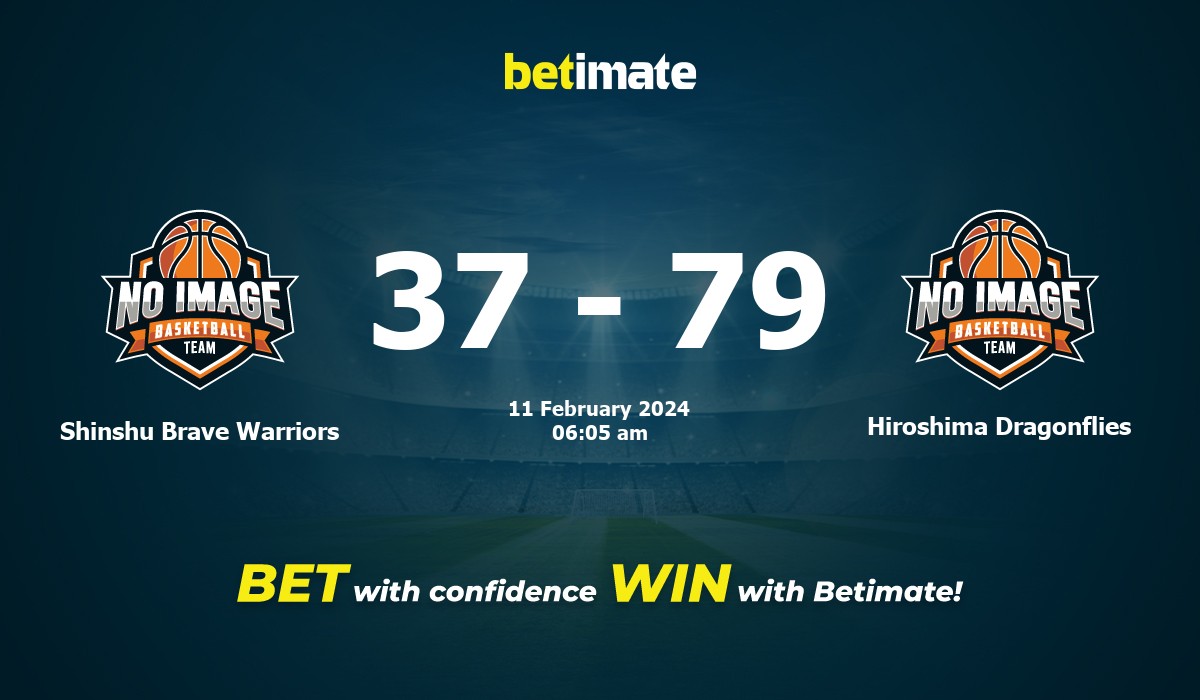 Shinshu Brave Warriors vs Hiroshima Dragonflies Basketball Prediction, Odds & Betting Tips 02/11/2024