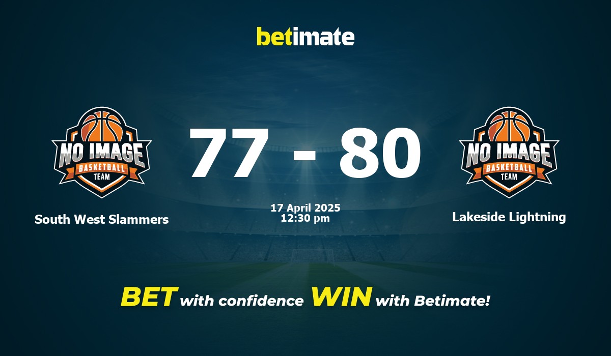 South West Slammers vs Lakeside Lightning Basketball Prediction, Odds & Betting Tips 04/17/2025