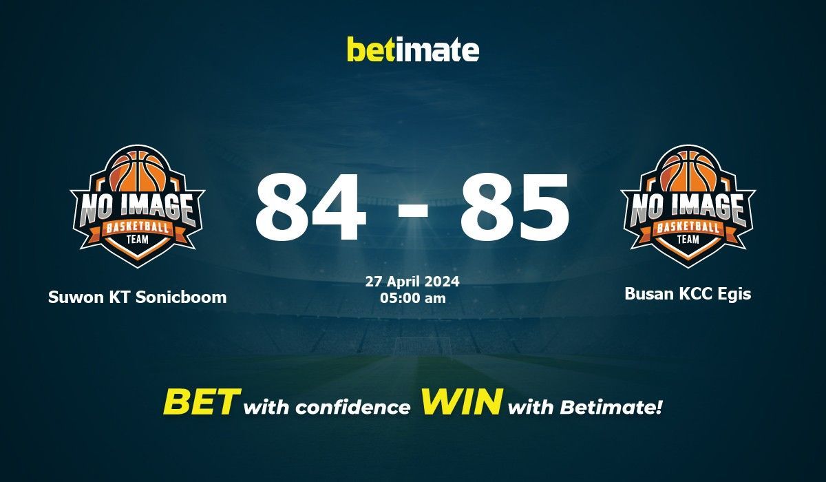 Suwon KT Sonicboom vs Busan KCC Egis Basketball Prediction, Odds & Betting Tips 04/27/2024