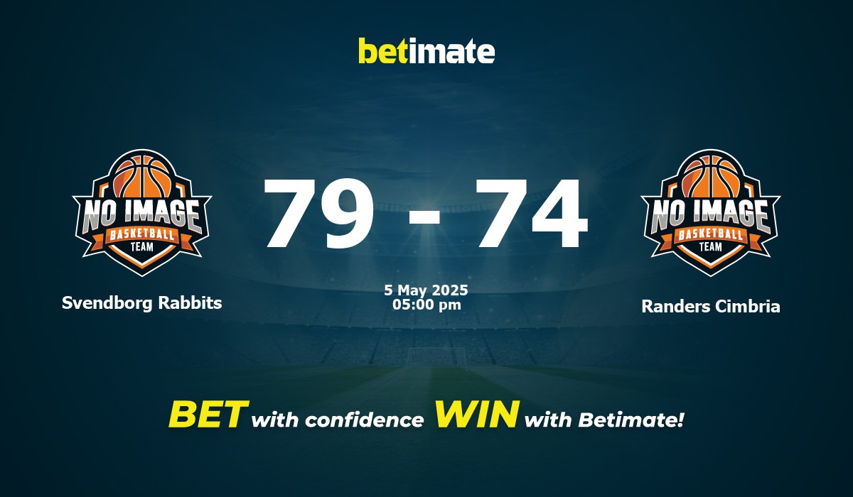 Svendborg Rabbits vs Randers Cimbria Basketball Prediction, Odds & Betting Tips 05/05/2025