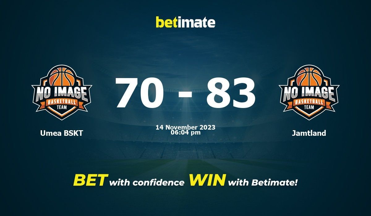 Umea BSKT vs Jamtland Basketball Prediction, Odds & Betting Tips 11/14/2023