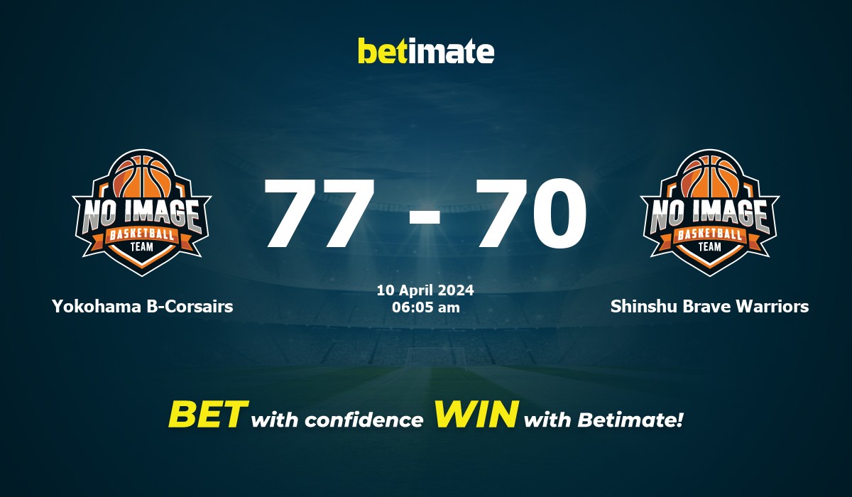 Yokohama B-Corsairs vs Shinshu Brave Warriors Basketball Prediction, Odds & Betting Tips 04/10/2024