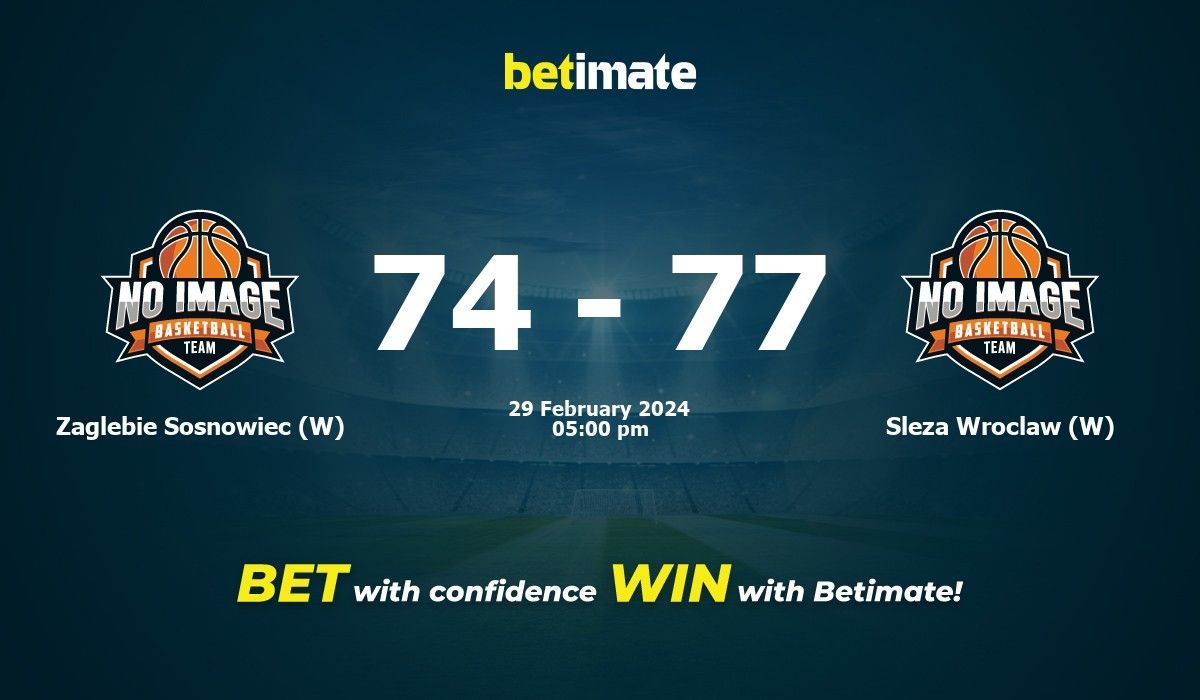 Zaglebie Sosnowiec (W) vs Sleza Wroclaw (W) Basketball Prediction, Odds & Betting Tips 02/29/2024