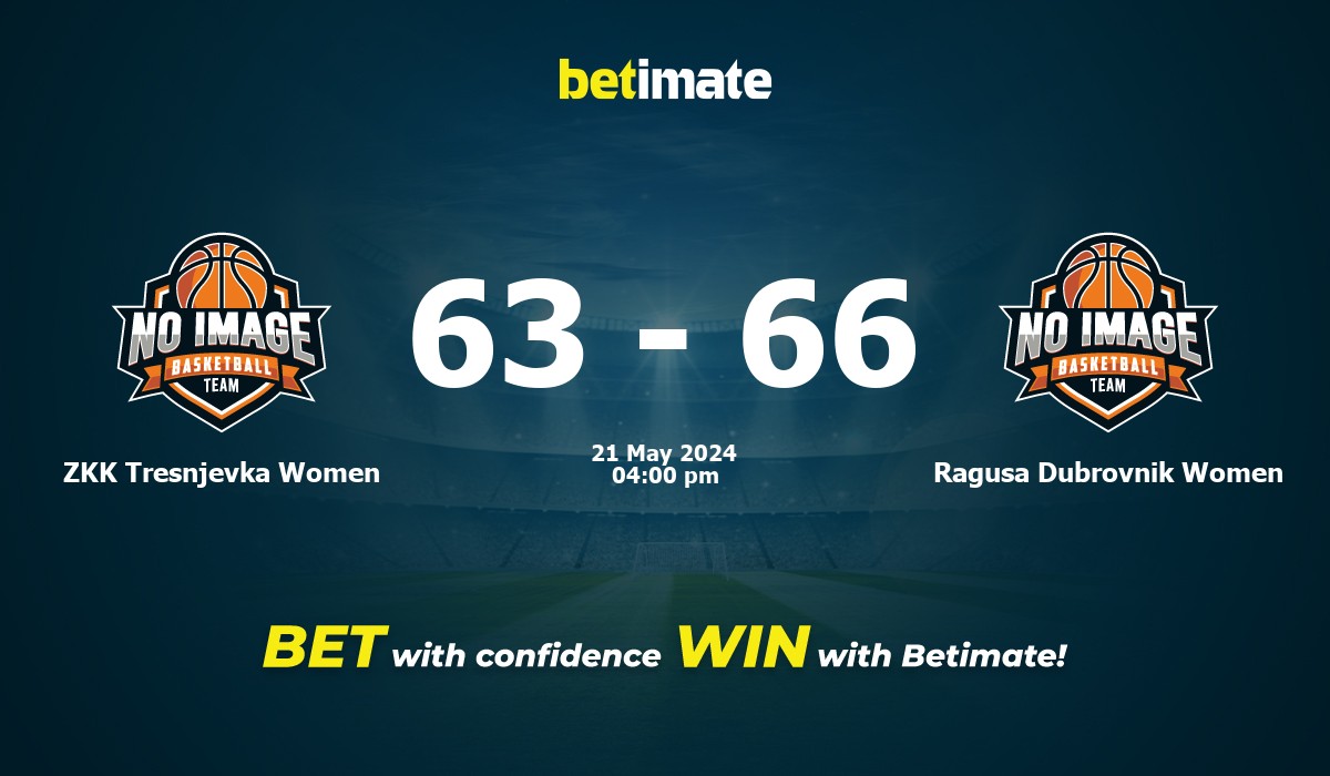 ZKK Tresnjevka Women vs Ragusa Dubrovnik Women Basketball Prediction, Odds & Betting Tips 05/21/2024