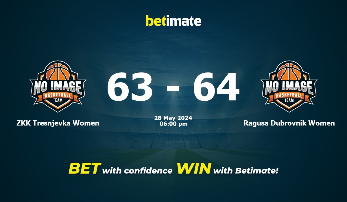 ZKK Tresnjevka Women vs Ragusa Dubrovnik Women Basketball Prediction, Odds & Betting Tips 05/28/2024