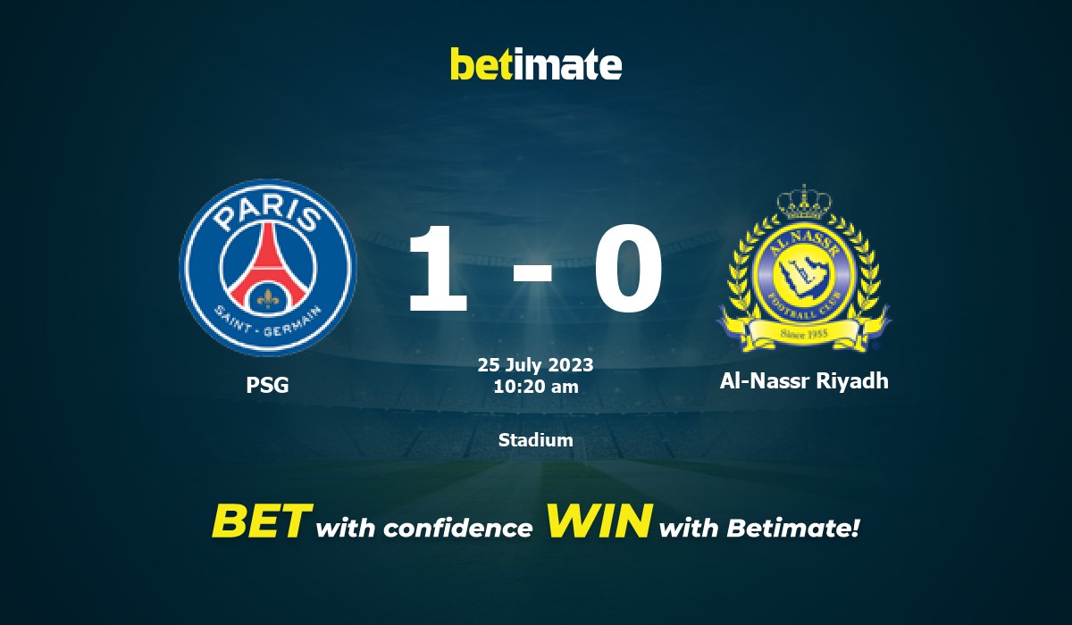 PSG vs AlNassr Riyadh Commento in diretta e risultato, 25/07/2023