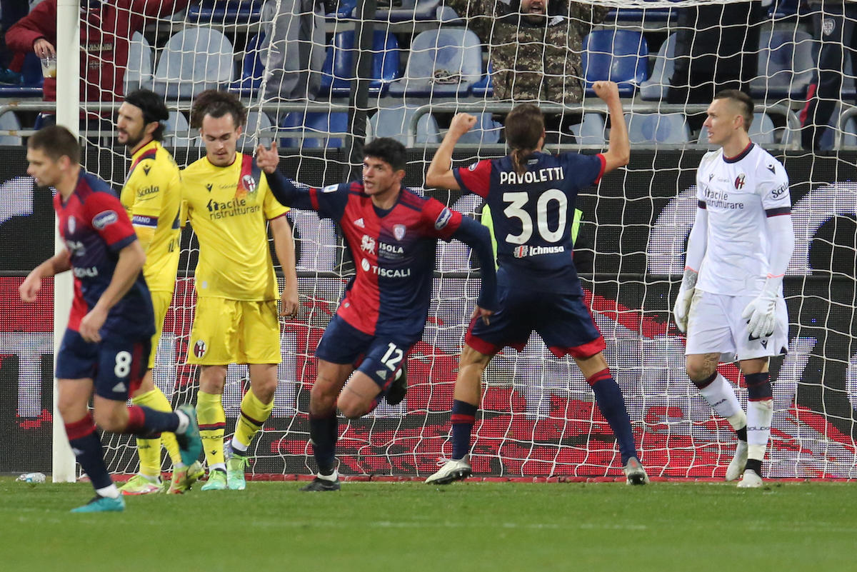 Serie A highlights: Pereiro salvages Cagliari in 2-1 win over Bologna