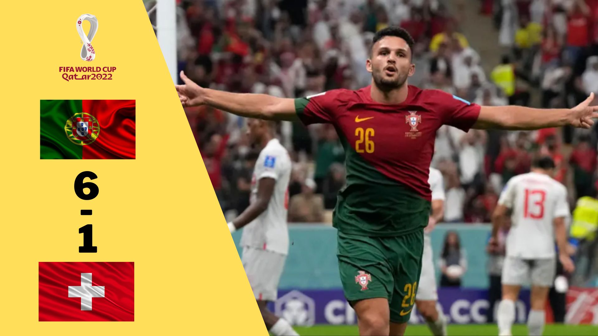 Portugal vs. Switzerland final score, result (World Cup 2022): A six-star win for the European Selecao.